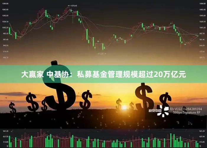 大赢家 中基协：私募基金管理规模超过20万亿元